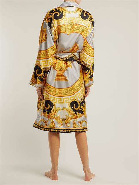 versace la coupe des dieux silk bathrobe|versace bathrobes.